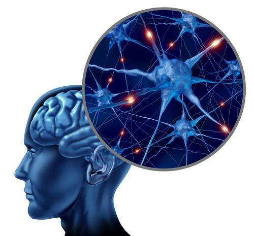 Neuronic head blue