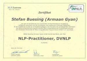 NLP DVNLP Certificate German